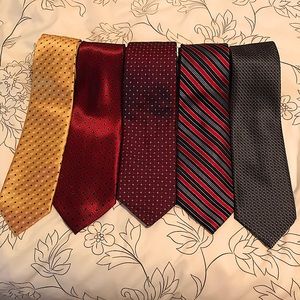 Lot of 5 ties
